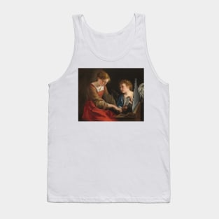 Saint Cecilia and an Angel by Orazio Gentileschi and Giovanni Lanfranco Tank Top